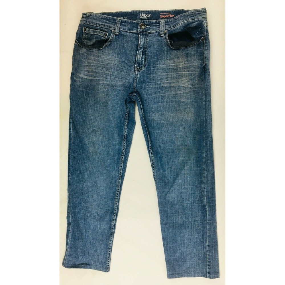 Urban Pipeline Jeans Women's Size 36 Denim Straight Slim Altered Hemmed to 27.5